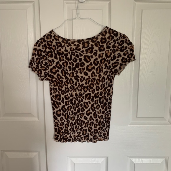 SO Cheetah Print Top - Picture 2 of 3